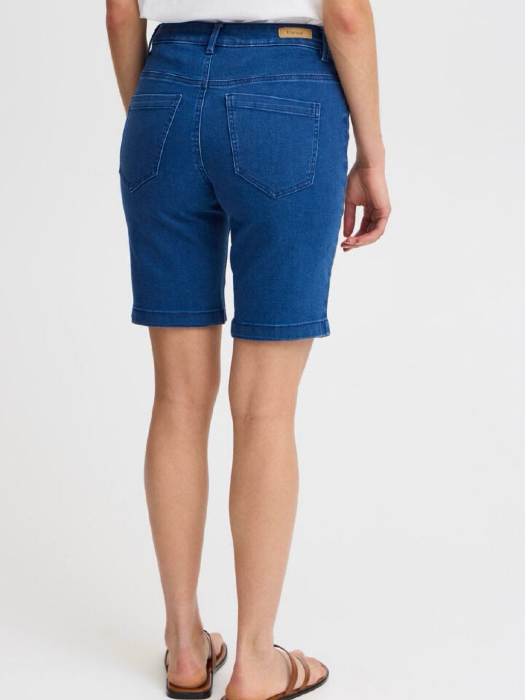 SHORTS FRLUXE ELLI MID BLUE DENIM