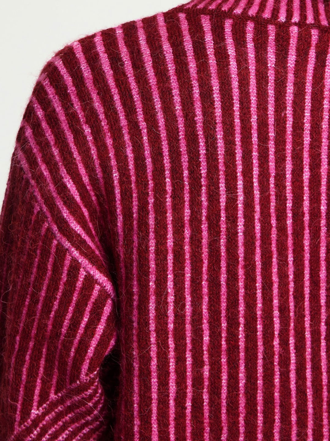 STRIKKEGENSER IHKAMARA LS STRIPE ROHDODENDRON
