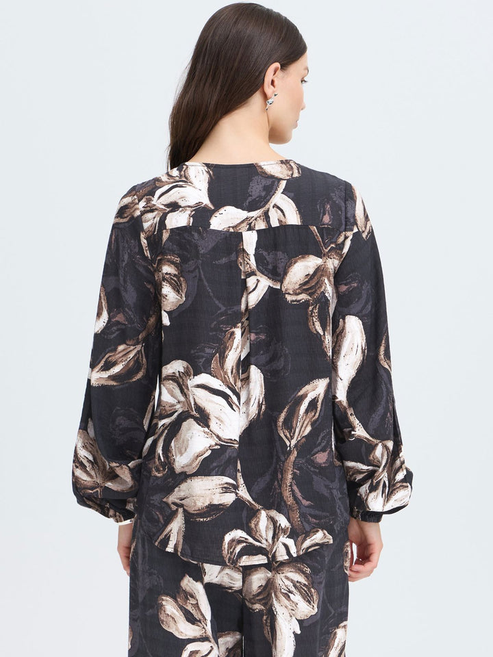 BLUSE FRARIANA FLORAL SAND
