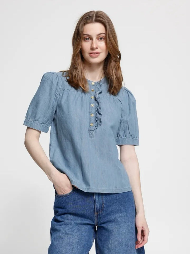 BLUSE IHANCEY WASHED DENIM