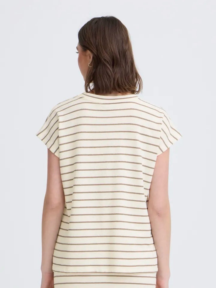 T-SKJORTE FRFAUNA MOUNTAIN STRIPE