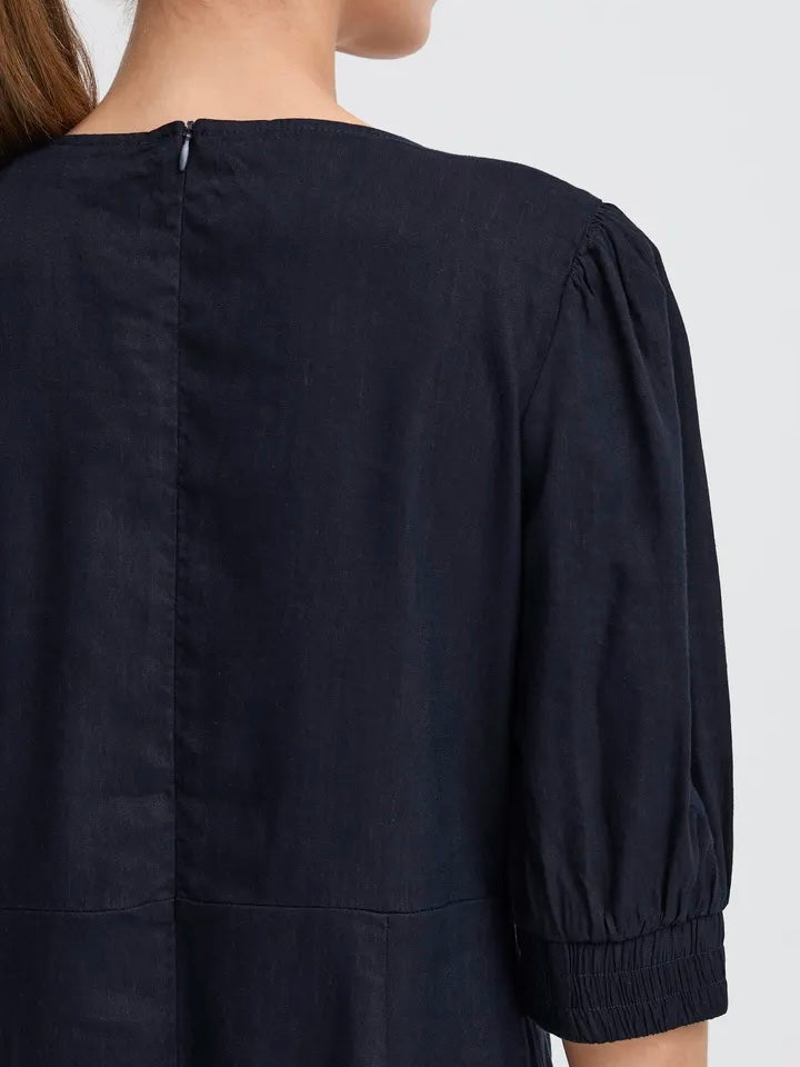 LIN KJOLE PZLUCA SS DARK SAPPHIRE
