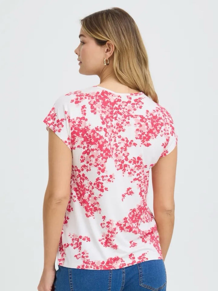 T-SKJORTE FRAMY PETALS PINK