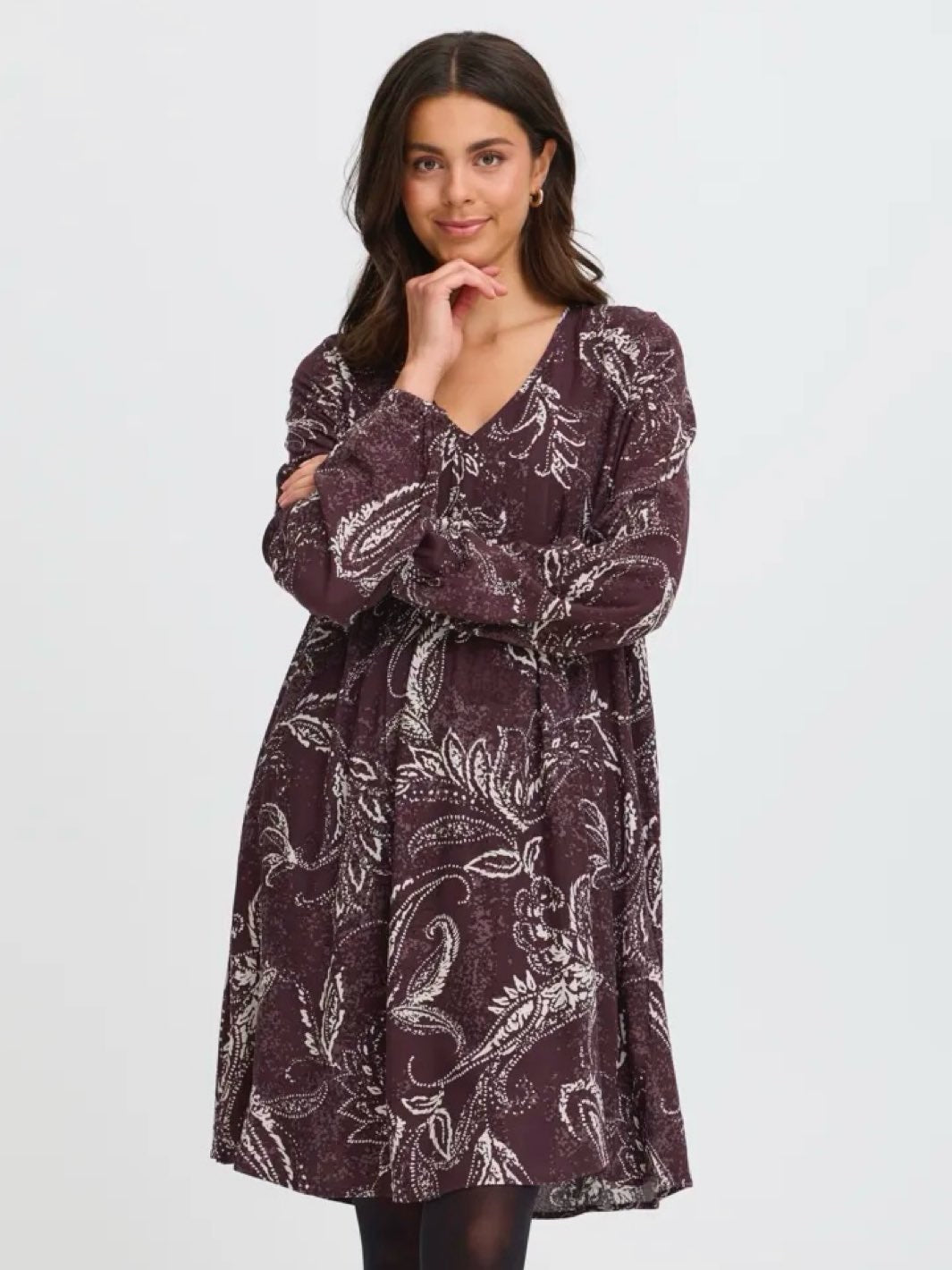 KJOLE FRKIKI PAISLEY FUDGE