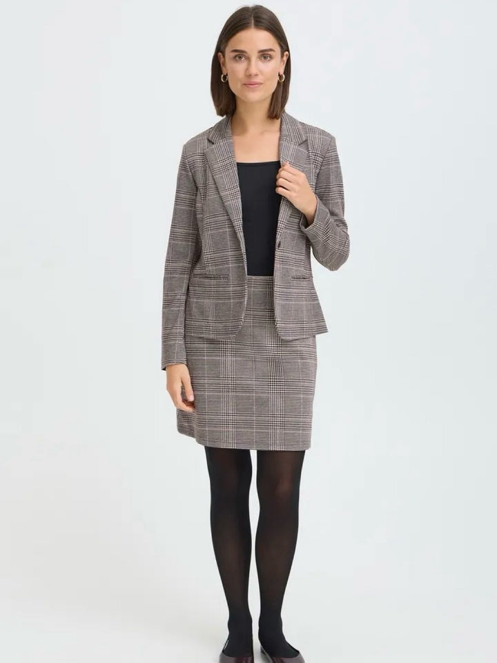 SKJØRT FRBABETT PINK CHECK