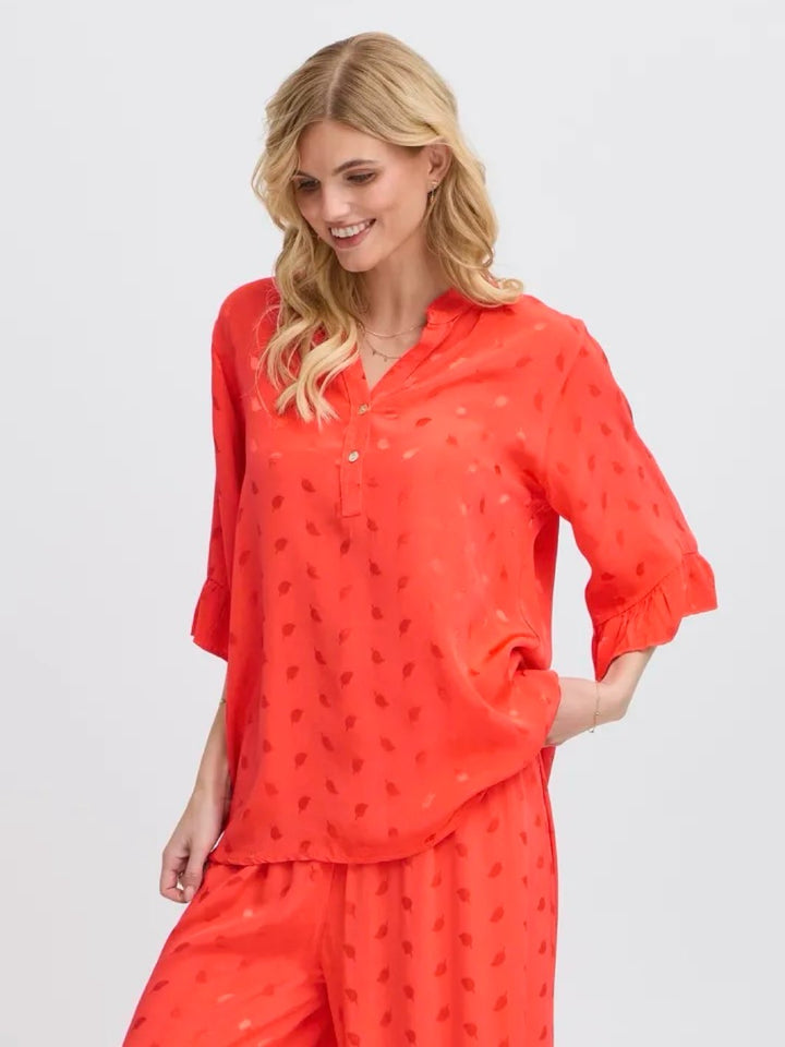 BLUSE SBBITTEN HIBISCUS