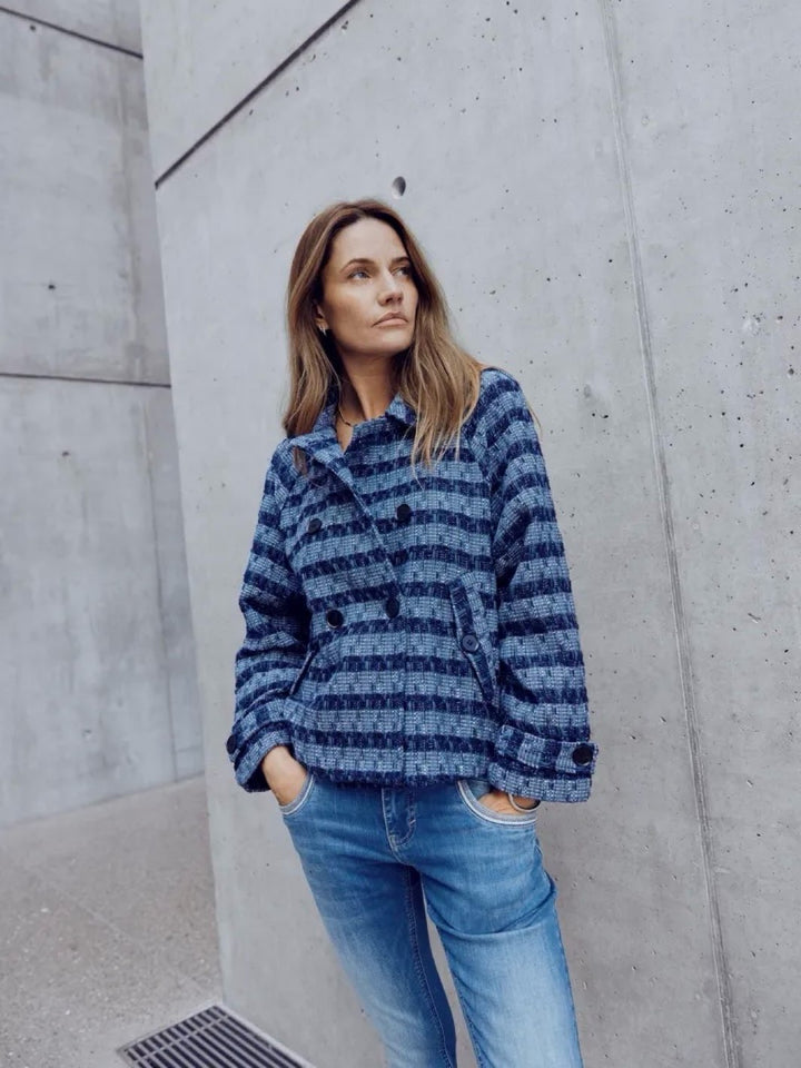 JAKKE PZAUGUSTINE VINTAGE INDIGO MELANGE