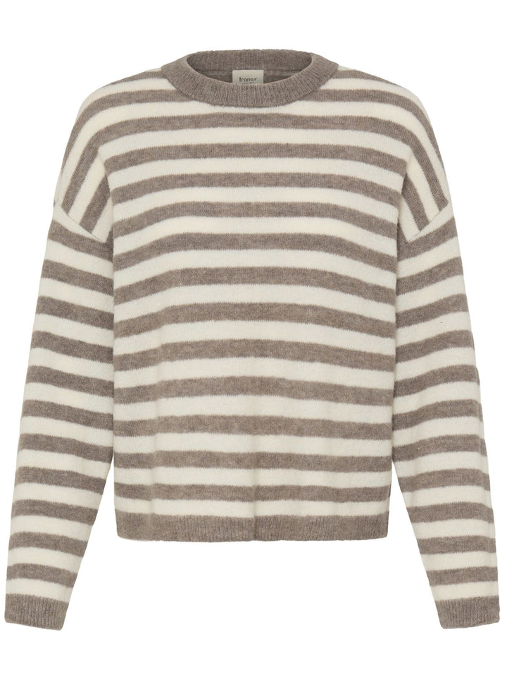STRIKKEGENSER FRIDAA DRIFTWOOD STRIPE