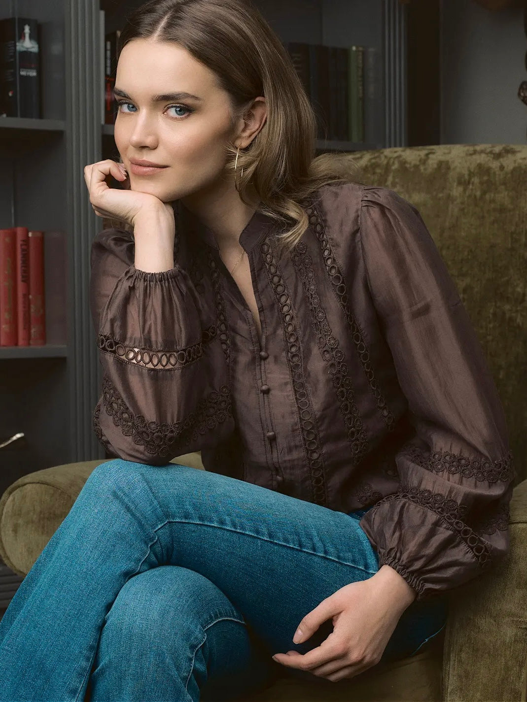 BLUSE TUVA CHOCOLATE