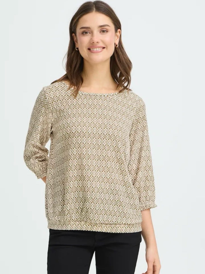 TOPP FRSLOANE ETHNIC LINES SMOKEY OLIVE