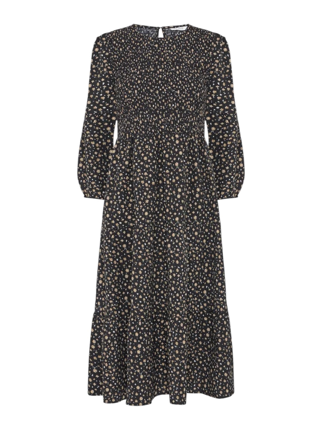 MIDIKJOLE BYXFAIZA BLACK FLOWERS