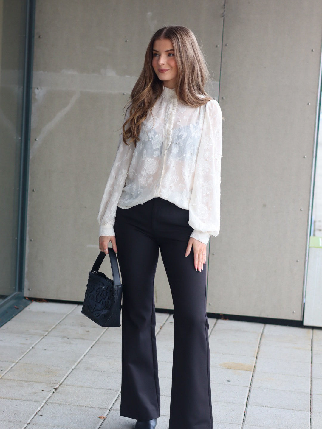 BLUSE VIRSA CREAM PEARL