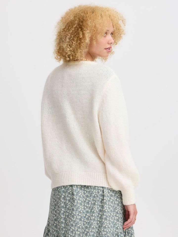 CARDIGAN SBGULVIG ANTIQUE WHITE