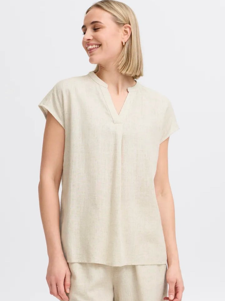 BLUSE FRJUNA BIRCH MELANGE