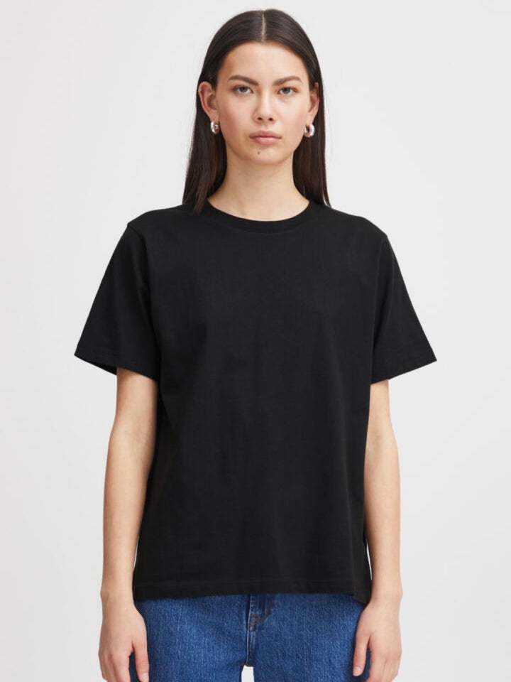 T-SKJORTE IHPALMER LOOSE  BLACK