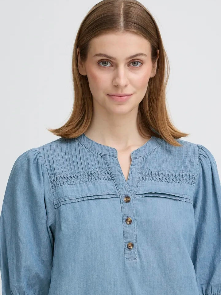 DONGERIKJOLE IHANCEY WASHED BLUE DENIM