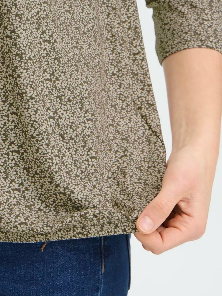 GENSER FRAMY TINY PETAL OLIVE