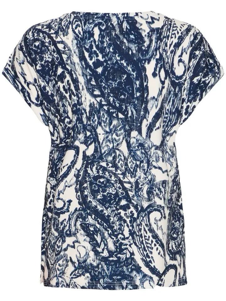 T-SKJORTE FRSEEN NAVY PAISLEY