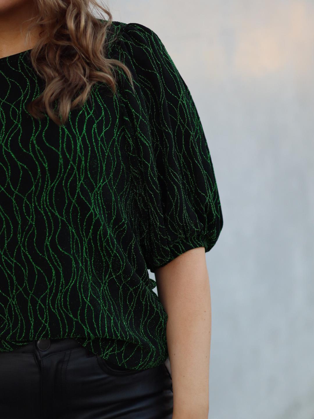 BLUSE PZHAZEL SCARAB GLITTER