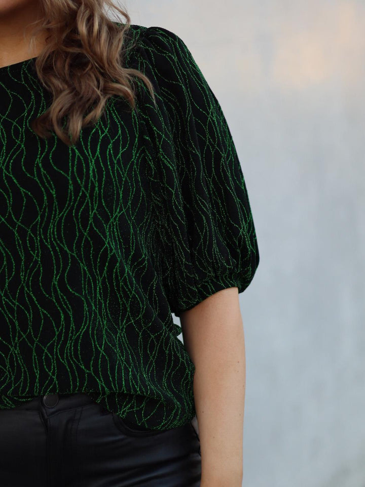 BLUSE PZHAZEL SCARAB GLITTER