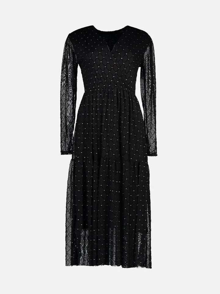 MIDIKJOLE SOFIE BLING BLACK