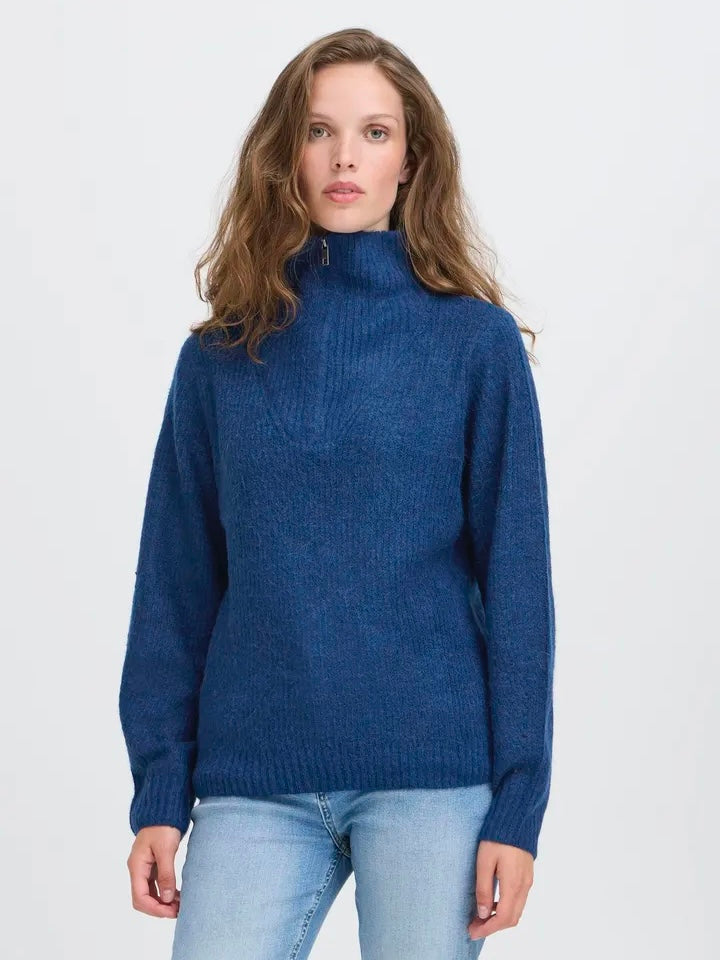 STRIKKEGENSER IHKAMARA NAVY PEONY
