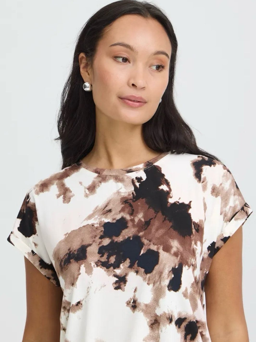 T-SKJORTE FRSEEN WATERCOLOR BROWN
