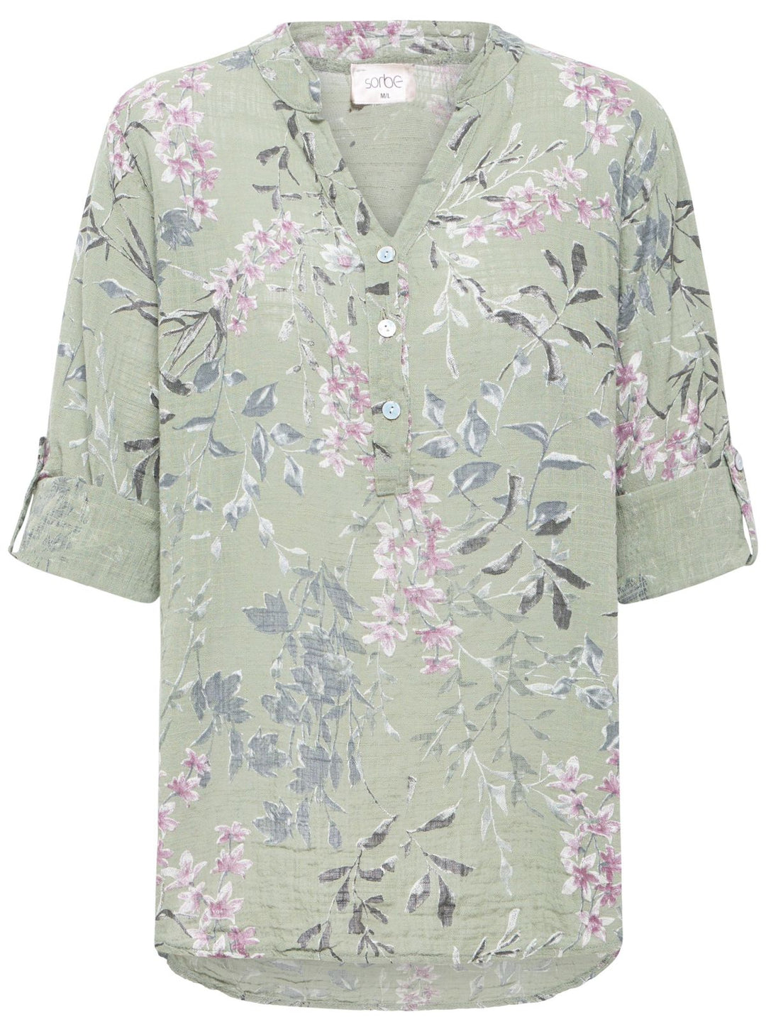 BLUSE SBXALEXA DUSTY OLIVE