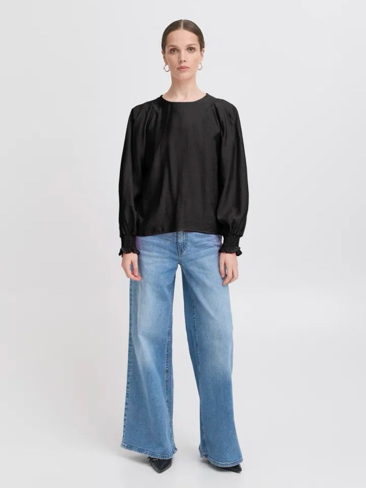 BLUSE IHWILMA BLACK