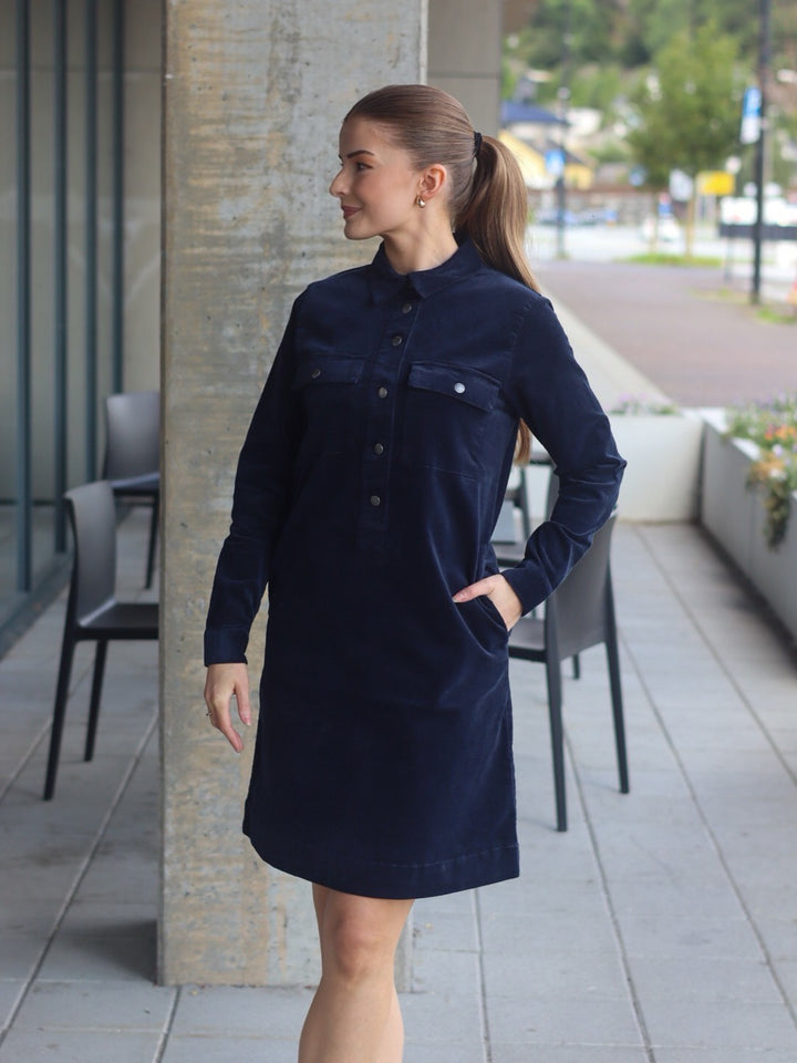 KJOLE PZSALLY PLACKET DARK SAPPHIRE
