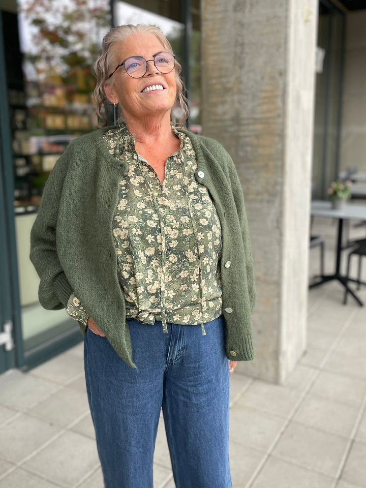 CARDIGAN SBGULVIG FOUR LEAF CLOVER