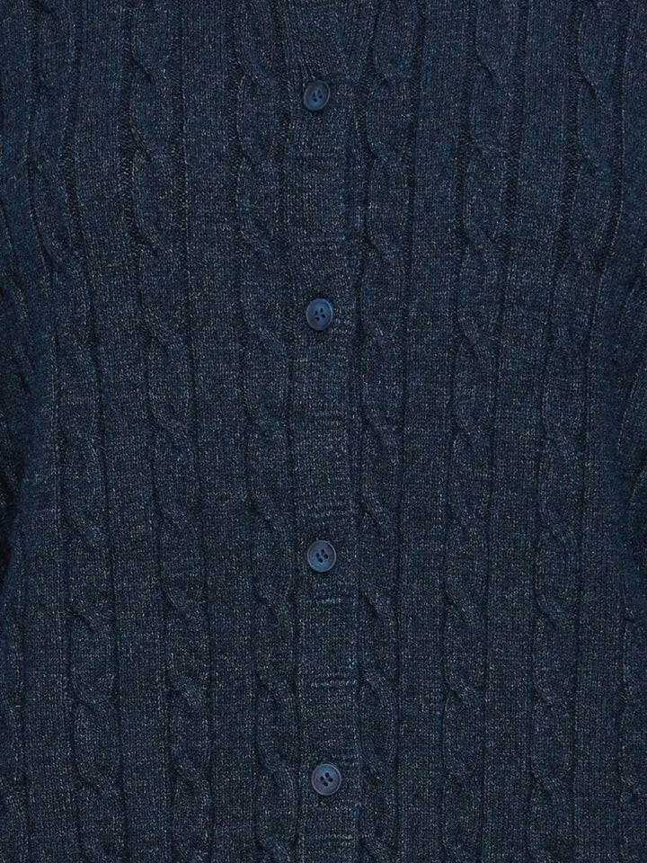 CARDIGAN PZSTEFFI DARK SAPPHIRE MELANGE