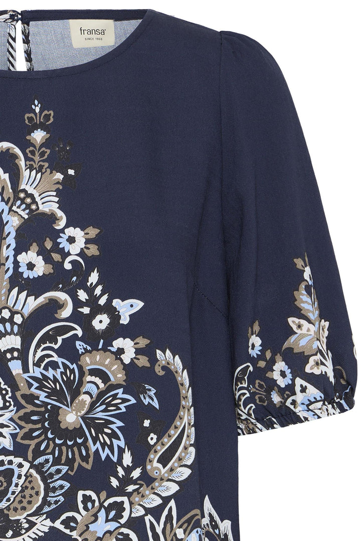 BLUSE FRADARA NAVY PAILSEY