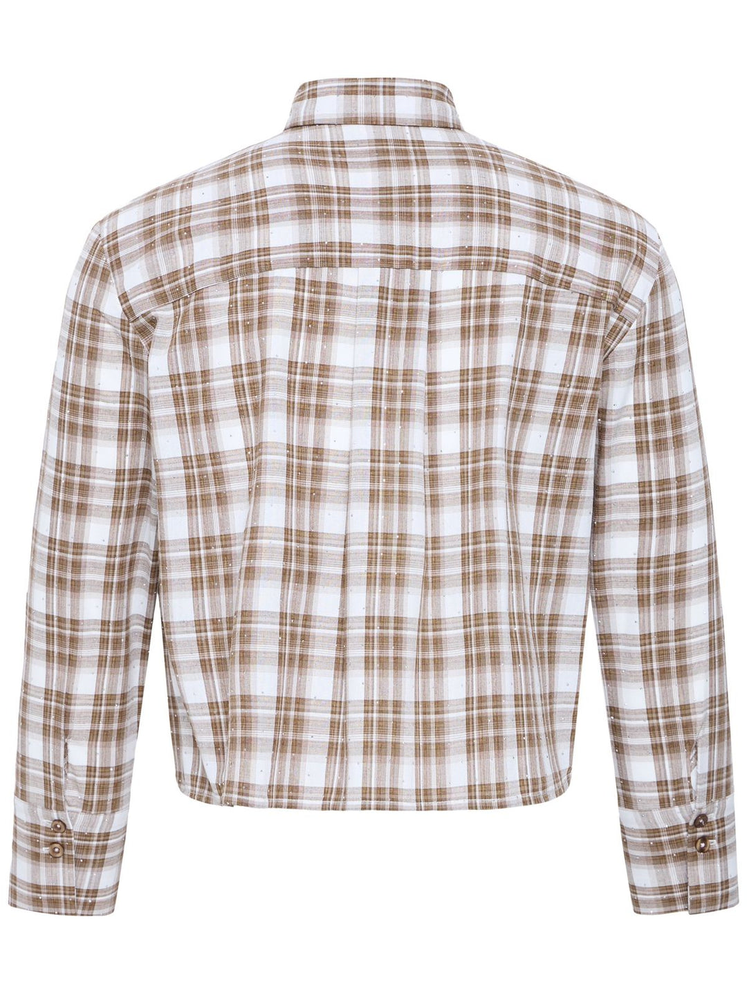 SKJORTE FRCRINA OXFORD TAN CHECK