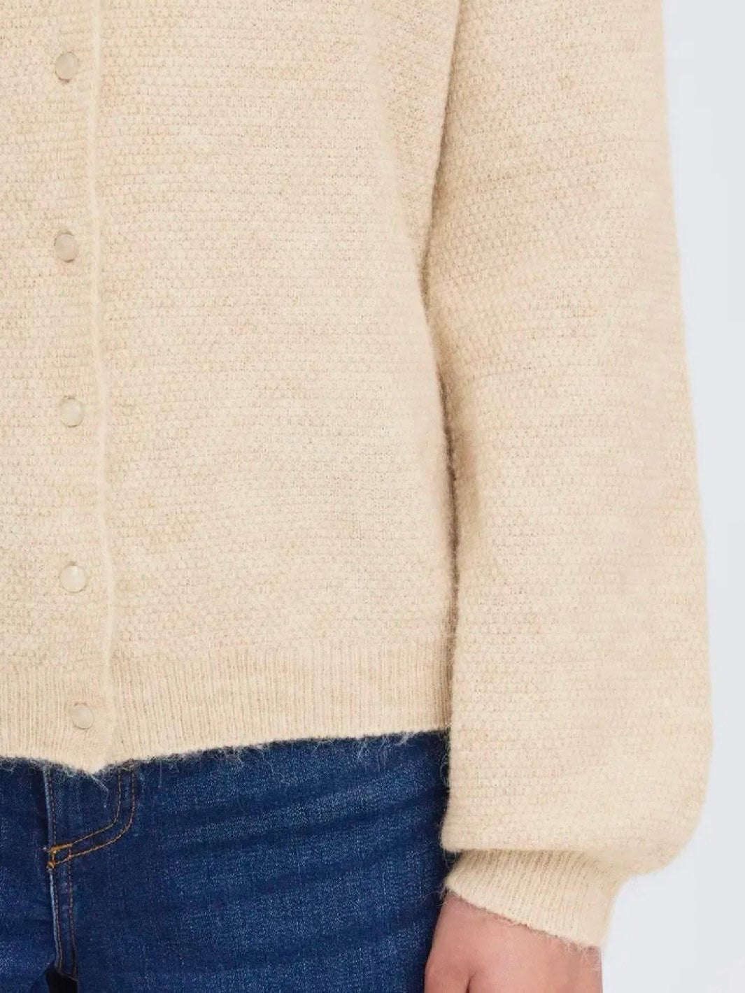 CARDIGAN IHASDIS OATMEAL MELANGE