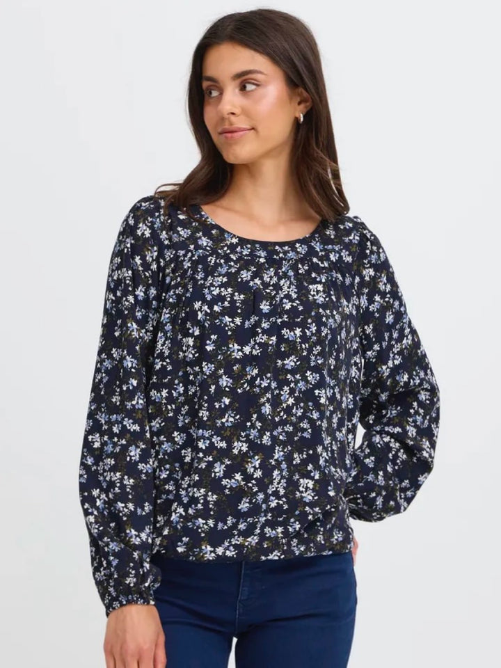 BLUSE FRKIKI FLORAL NIGHTSKY
