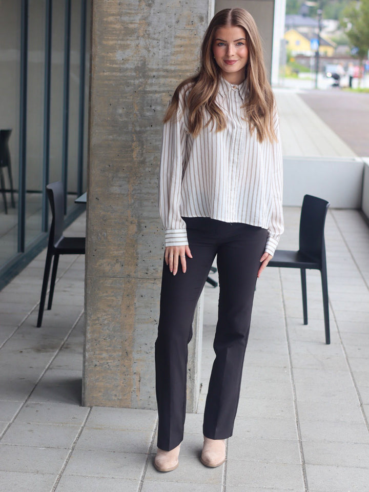 SKJORTE FRVIOLET KANGAROO STRIPE