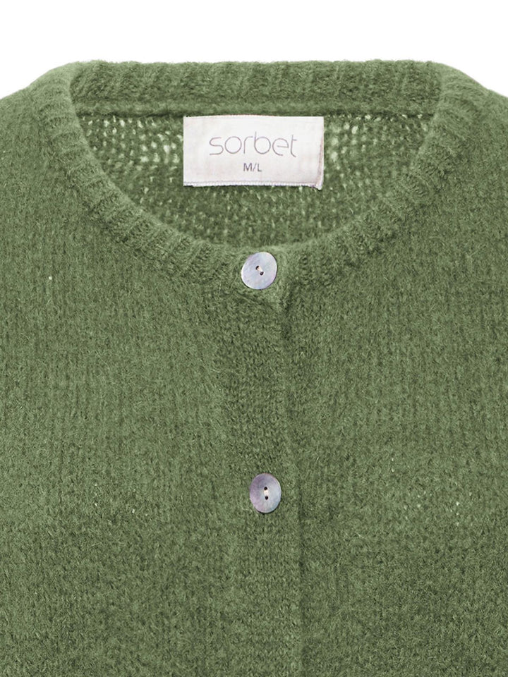 CARDIGAN SBGULVIG FOUR LEAF CLOVER