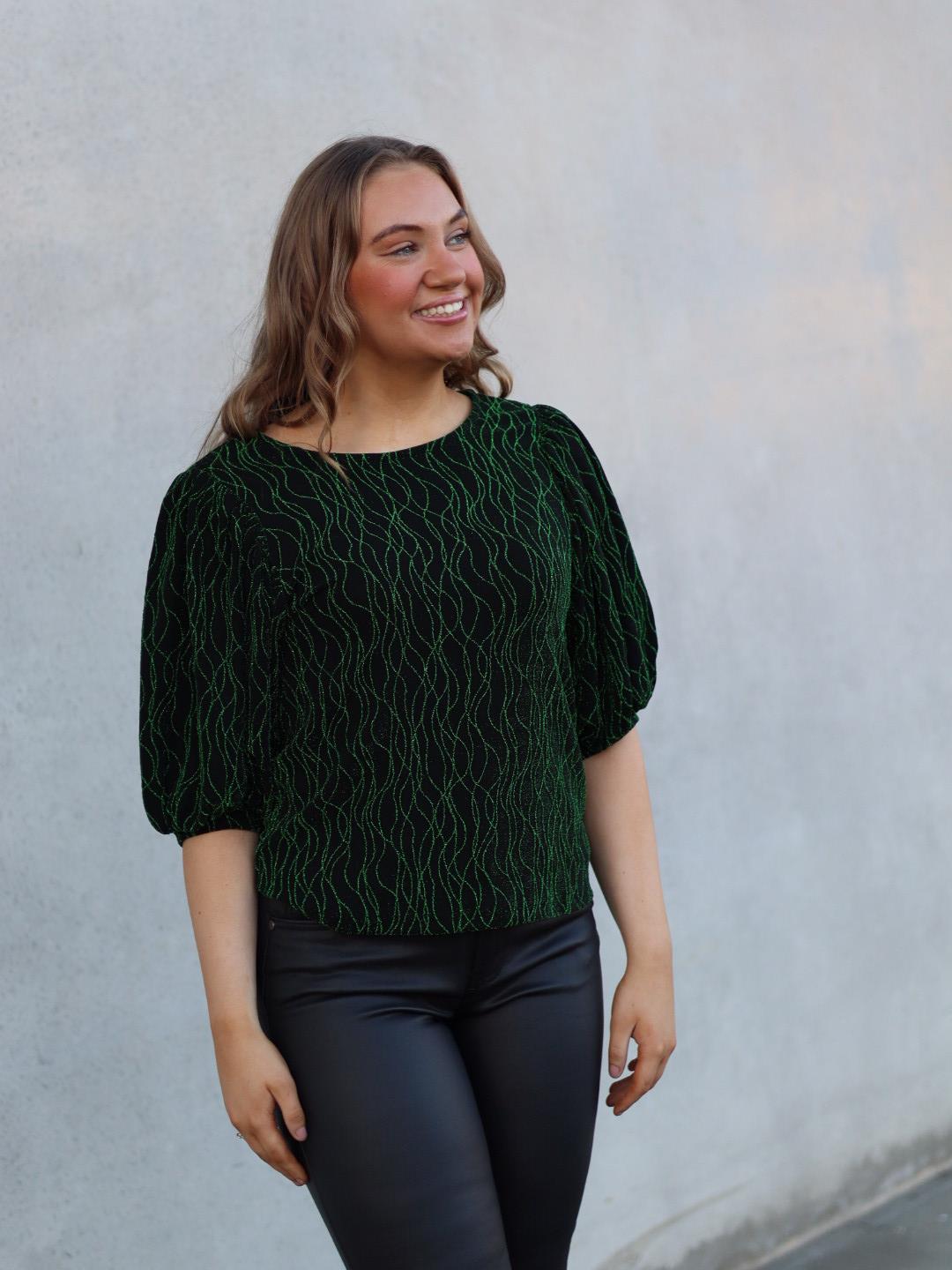 BLUSE PZHAZEL SCARAB GLITTER