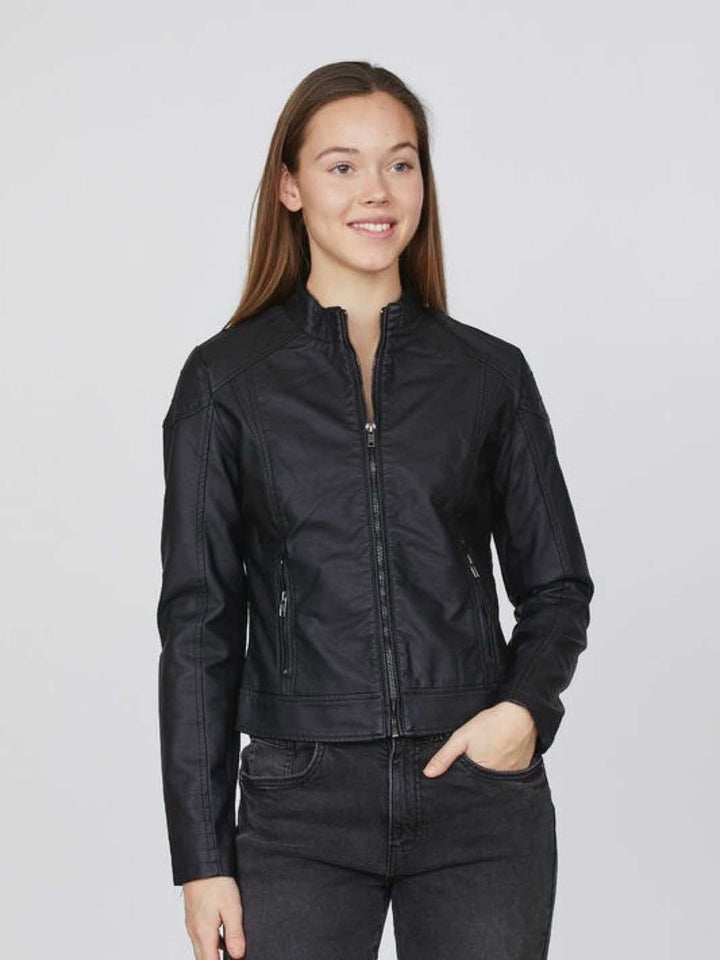 SKINNJAKKE DAILY BLACK
