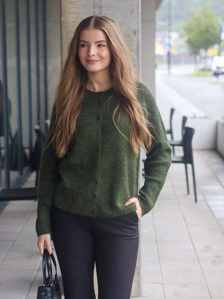 CARDIGAN IHKAMARA RIFLE GREEN
