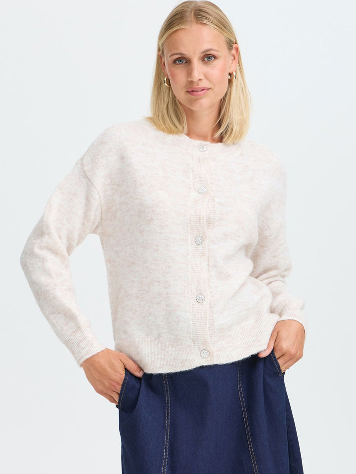 CARDIGAN FRSANNY OATMEAL MELANGE