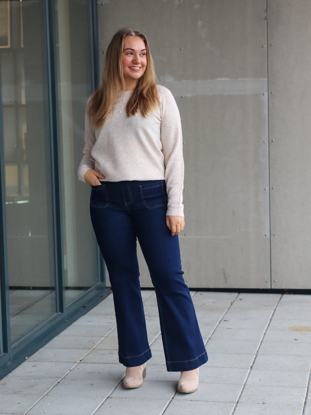 STRIKKEGENSER FRRISAL  OATMEAL MELANGE