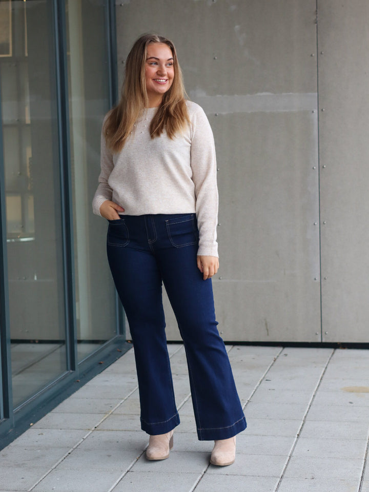 STRIKKEGENSER FRRISAL  OATMEAL MELANGE