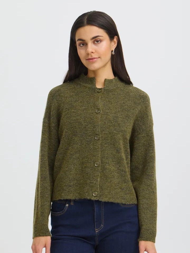 CARDIGAN FRSANNY FIR GREEN MELANGE