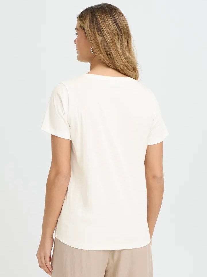 T-SKJORTE FREVANI WHISPER WHITE