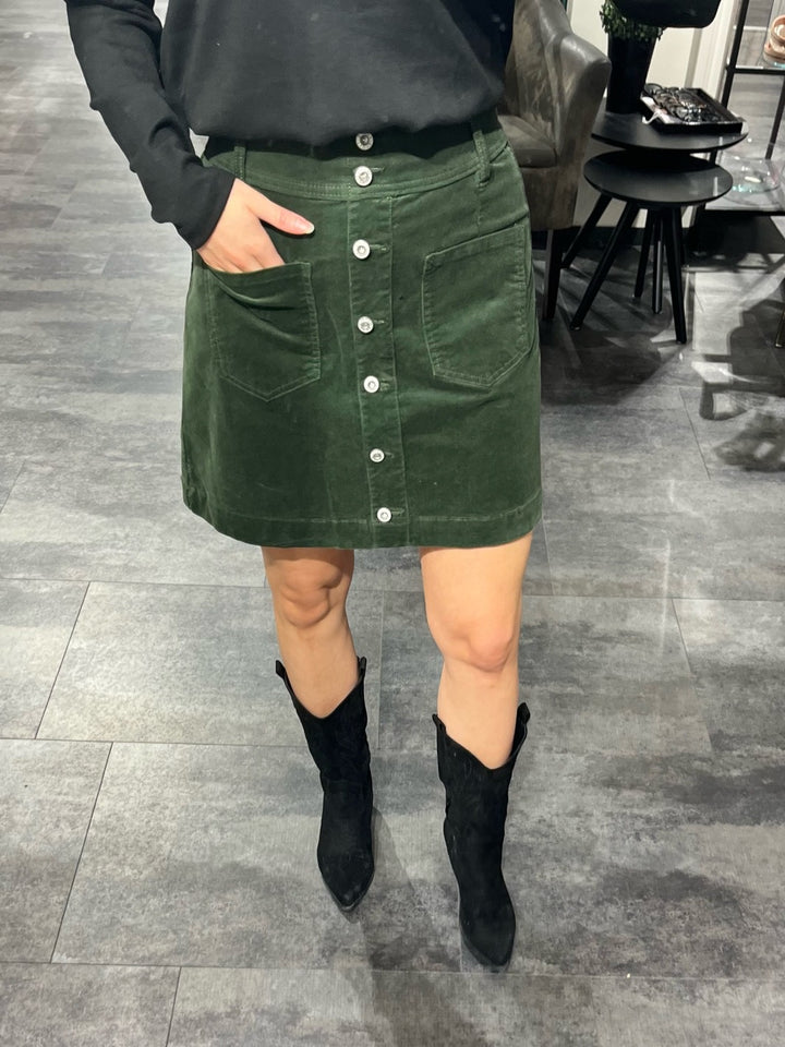 SKJØRT ANNIKA MOSSY GREEN