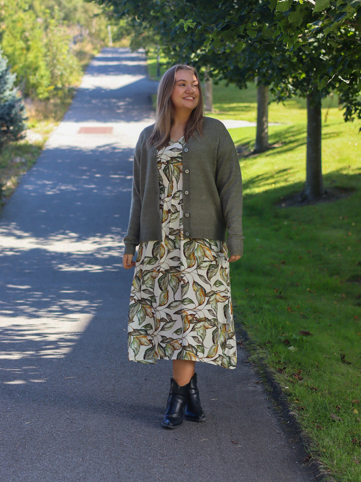 CARDIGAN FRELLIS OLIVE MELANGE