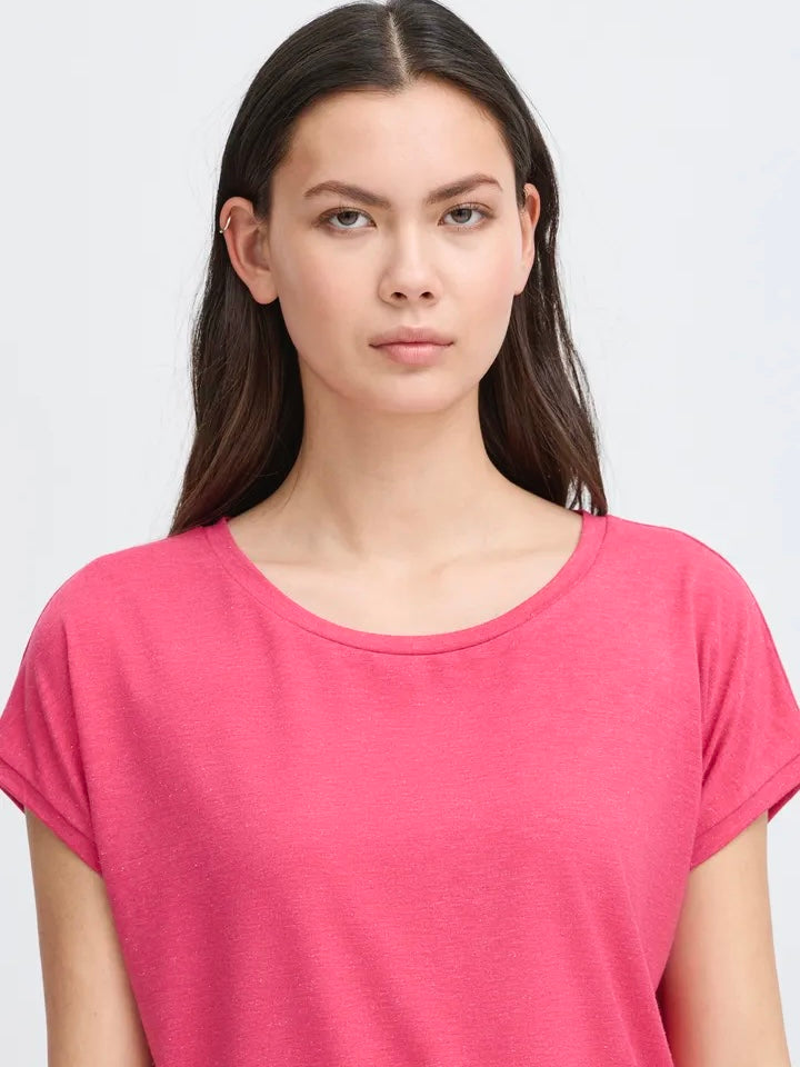 T-SKJORTE IHREBEL BRIGHT ROSE
