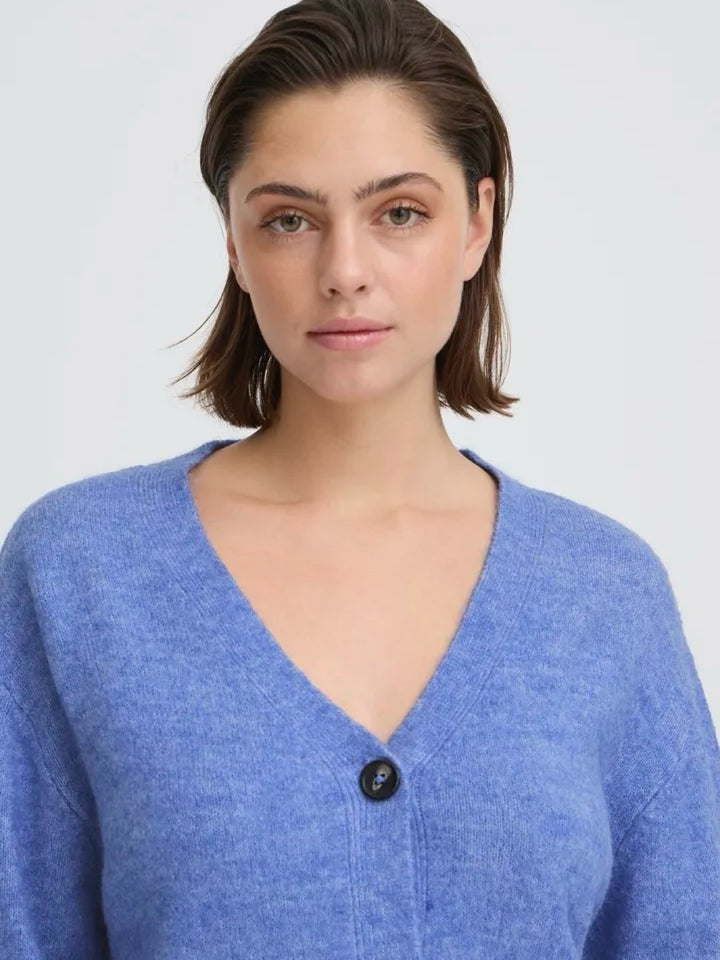 CARDIGAN IHBALING NEBULAS BLUE MELANGE